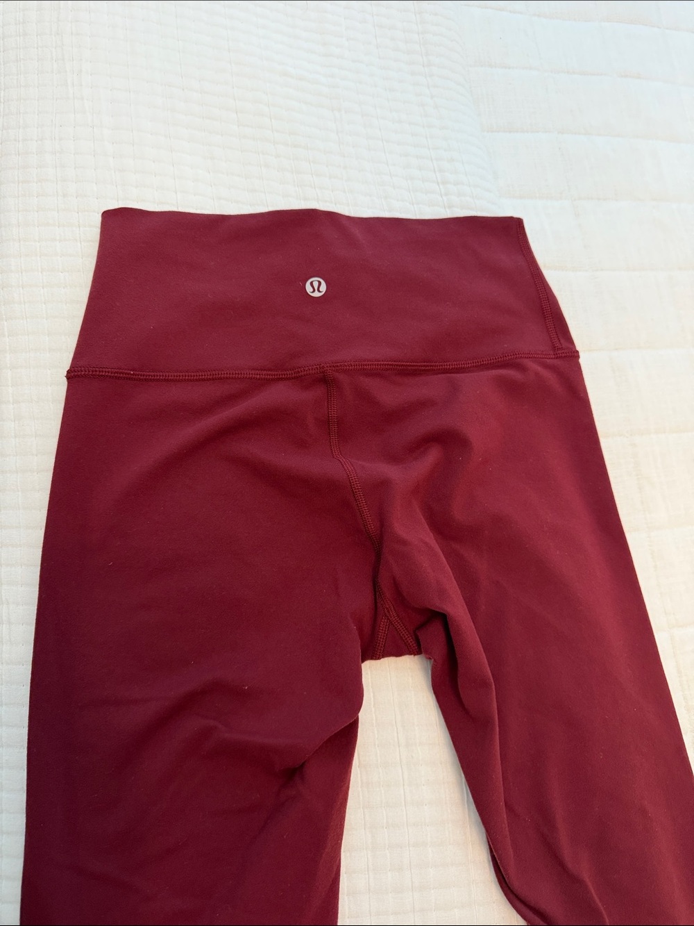 Lululemon woman’s ' Burgundy High-Waisted Lego